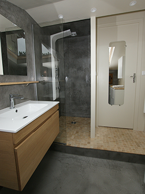 Avant apres douche salle bain Atelier Goreti